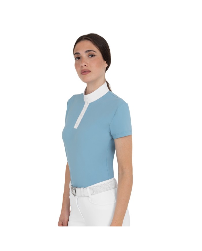 POLO DONNA BOTTONI MANICA CORTA MODELLO SALLY