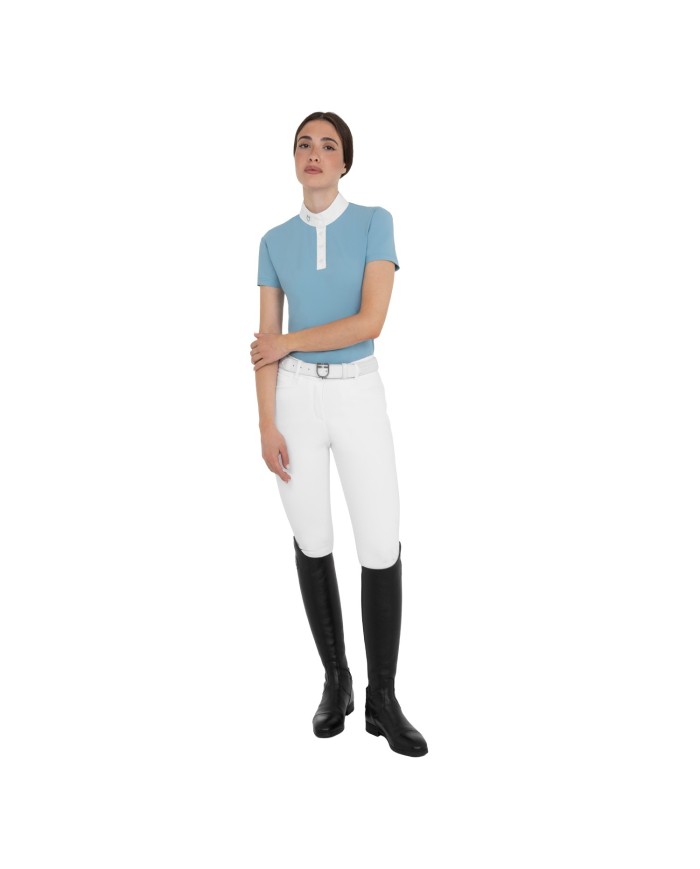 POLO DONNA BOTTONI MANICA CORTA MODELLO SALLY