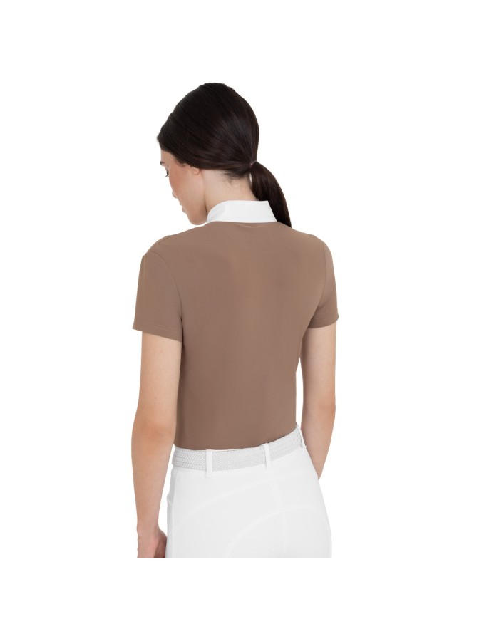POLO DONNA BOTTONI MANICA CORTA MODELLO SALLY