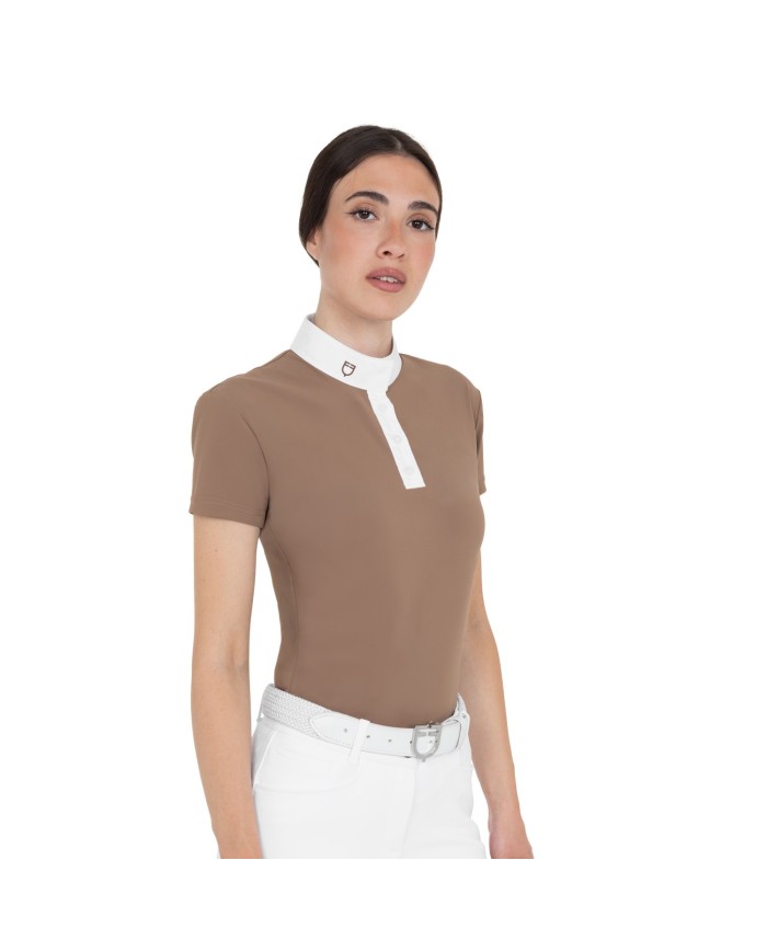 POLO DONNA BOTTONI MANICA CORTA MODELLO SALLY