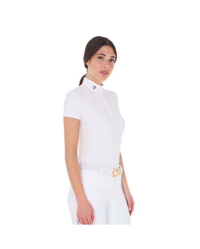 POLO DONNA BOTTONI MANICA CORTA MODELLO SALLY