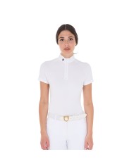 POLO DONNA ZIP MANICA CORTA MESH MODELLO TALINE