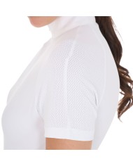 POLO DONNA ZIP MANICA CORTA MESH MODELLO TALINE