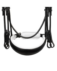 GIOCONDA ROLLED LEATHER DOUBLE REINS BRIDLE