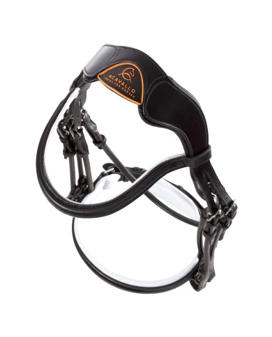 GIOCONDA ROLLED LEATHER DOUBLE REINS BRIDLE