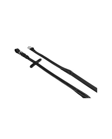 REDINI EQUESTRO CUOIO ITALIANO/GOMMA 1.9 CM MODELLO KRIS SILVER FITTINGS