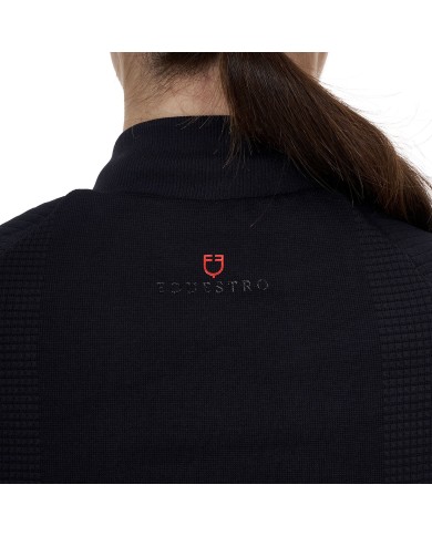 WOMEN S RIDERTECHNOLOGY FULL ZIP HIBRYD NYLON+KNIT QUILTED JACKET