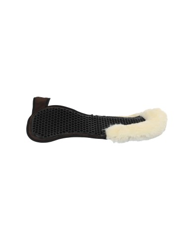 WITHERS FREE HEXAGONAL SOFT GEL PAD W/MICROPILE & BACK SHEEPSKIN EDGE