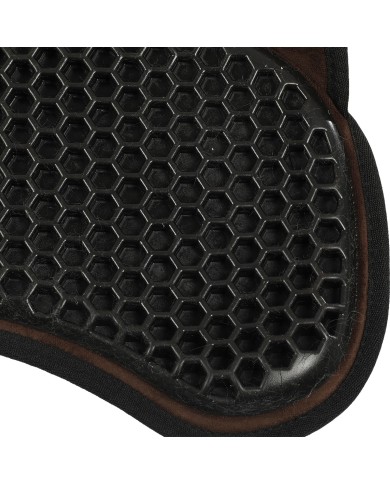 WITHERS FREE HEXAGONAL SOFT GEL PAD W/MICROPILE & BACK SHEEPSKIN EDGE