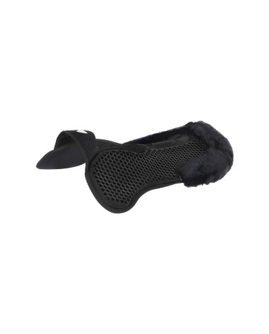 WITHERS FREE HEXAGONAL SOFT GEL PAD W/MICROPILE & BACK SHEEPSKIN EDGE