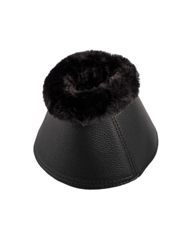 ACAVALLO BELL BOOTS W/SYNTHETIC FUR IN PU LEATHER W FASTENING