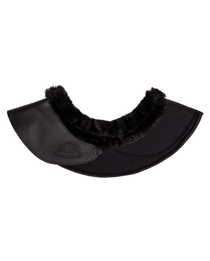 ACAVALLO BELL BOOTS W/SYNTHETIC FUR IN PU LEATHER W FASTENING