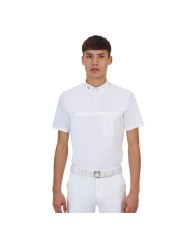 MEN S COMPETITION RIDERTECHNOLOGY POLO SHIRT SS WITH ZIP