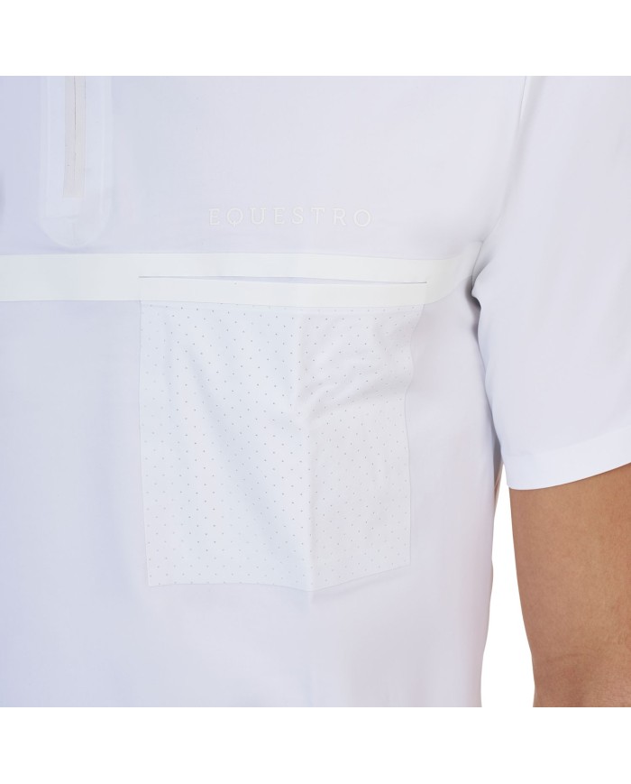 MEN S COMPETITION RIDERTECHNOLOGY POLO SHIRT SS WITH ZIP