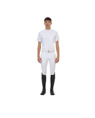 MEN S COMPETITION RIDERTECHNOLOGY POLO SHIRT SS WITH ZIP