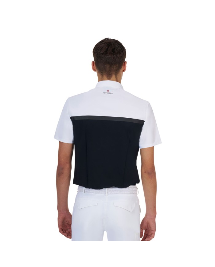 MEN S COMPETITION RIDERTECHNOLOGY POLO SHIRT SS WITH ZIP