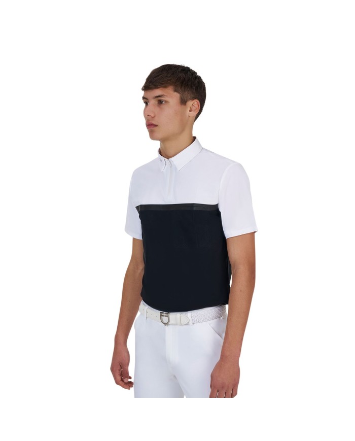 MEN S COMPETITION RIDERTECHNOLOGY POLO SHIRT SS WITH ZIP
