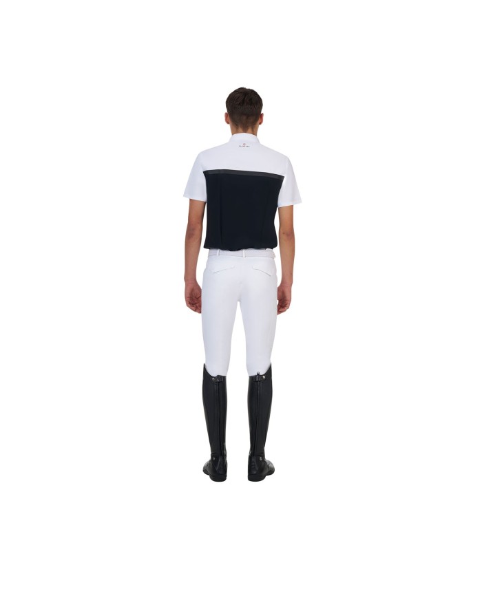 MEN S COMPETITION RIDERTECHNOLOGY POLO SHIRT SS WITH ZIP