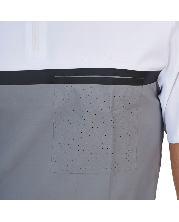 MEN S COMPETITION RIDERTECHNOLOGY POLO SHIRT SS WITH ZIP