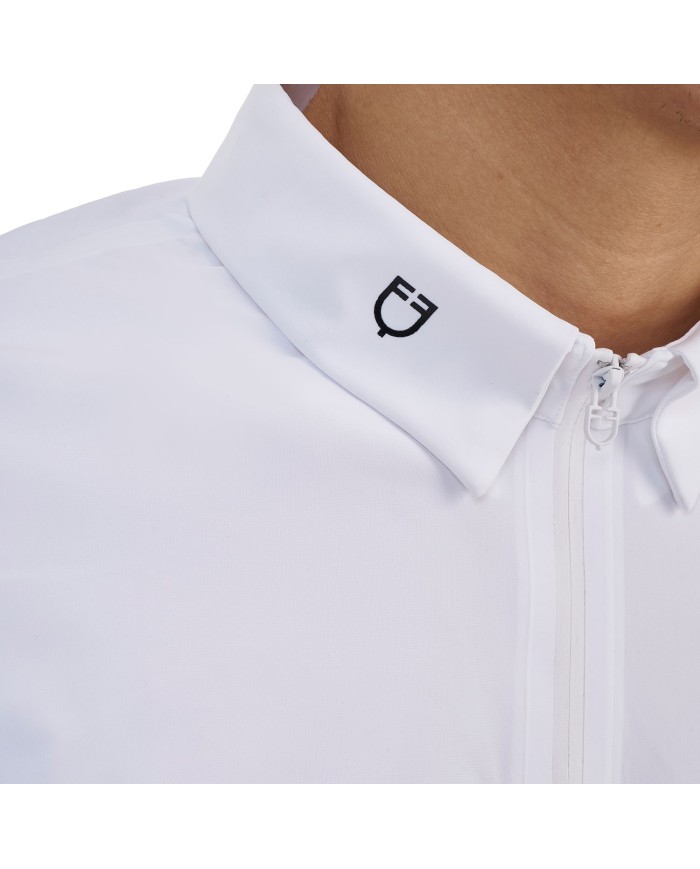 MEN S COMPETITION RIDERTECHNOLOGY POLO SHIRT SS WITH ZIP