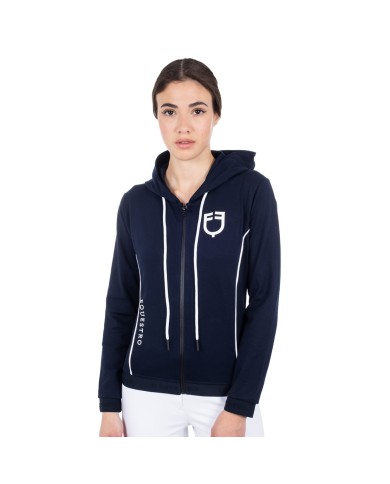 WOMAN INTERLOCK HOODIE FULL ZIP