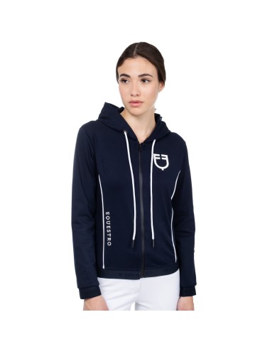 WOMAN INTERLOCK HOODIE FULL ZIP