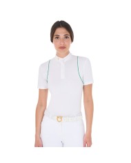 WOMEN S COMPETITION POLO SHIRT SS BUTTONS