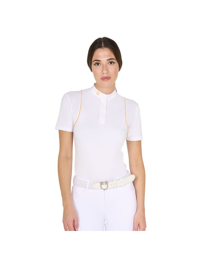 WOMEN S COMPETITION POLO SHIRT SS BUTTONS