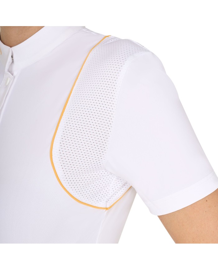 WOMEN S COMPETITION POLO SHIRT SS BUTTONS