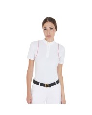 WOMEN S COMPETITION POLO SHIRT SS BUTTONS