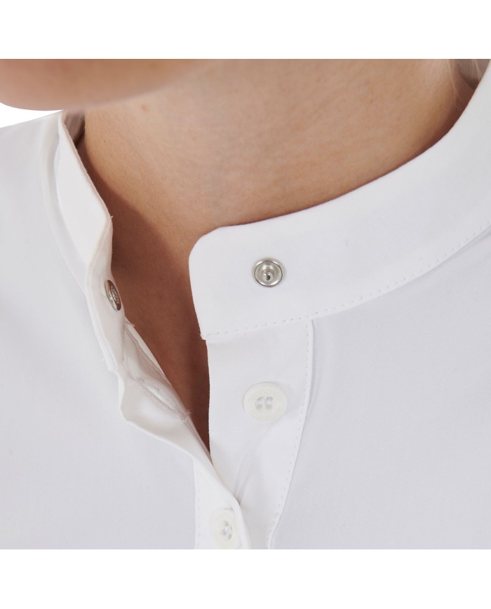 WOMEN S COMPETITION POLO SHIRT SS BUTTONS