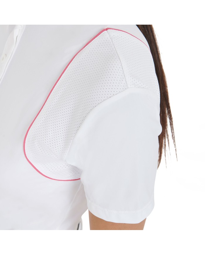 WOMEN S COMPETITION POLO SHIRT SS BUTTONS