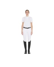 WOMEN S COMPETITION POLO SHIRT SS BUTTONS