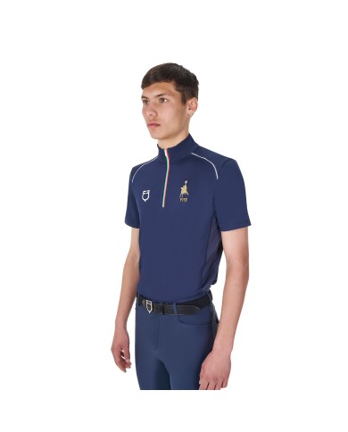 MEN S TECHNICAL TRAINING POLO SS ZIP EQUESTROxFISE