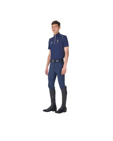 MEN S TECHNICAL TRAINING POLO SS ZIP EQUESTROxFISE