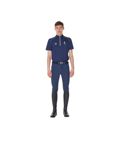 MEN S TECHNICAL TRAINING POLO SS ZIP EQUESTROxFISE