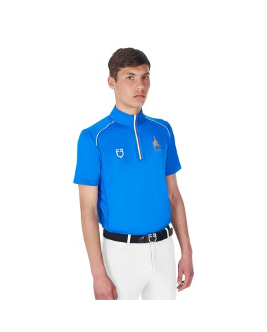 MEN S TECHNICAL TRAINING POLO SS ZIP EQUESTROxFISE