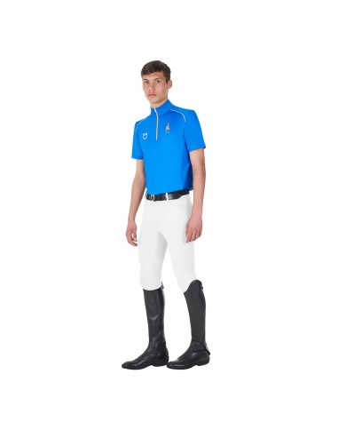 MEN S TECHNICAL TRAINING POLO SS ZIP EQUESTROxFISE