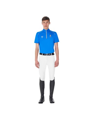 MEN S TECHNICAL TRAINING POLO SS ZIP EQUESTROxFISE