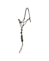 KNOTTED ROPE HALTER W/LEAD