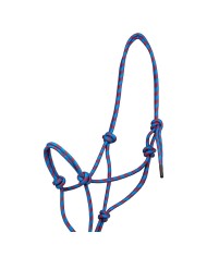 KNOTTED ROPE HALTER W/LEAD