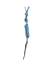 KNOTTED ROPE HALTER W/LEAD
