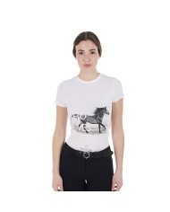 WOMEN S HORSE LOVER COTTON T-SHIRT
