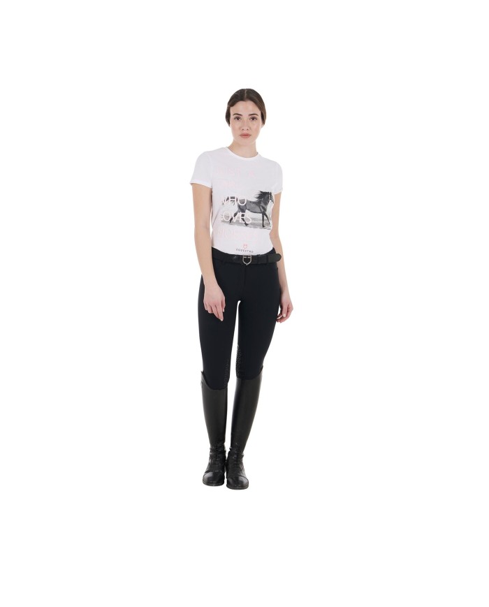 WOMEN S HORSE LOVER COTTON T-SHIRT