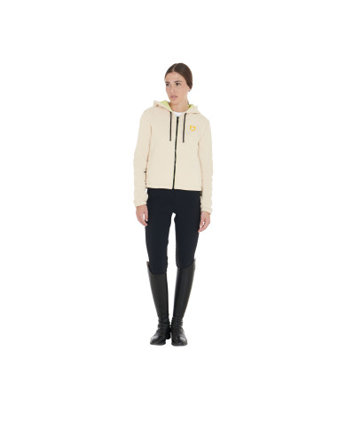 Giacchetto donna reversibile con zip e cappuccio Giacchetto donna reversibile con zip e cappuccio