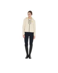 Giacchetto donna reversibile con zip e cappuccio