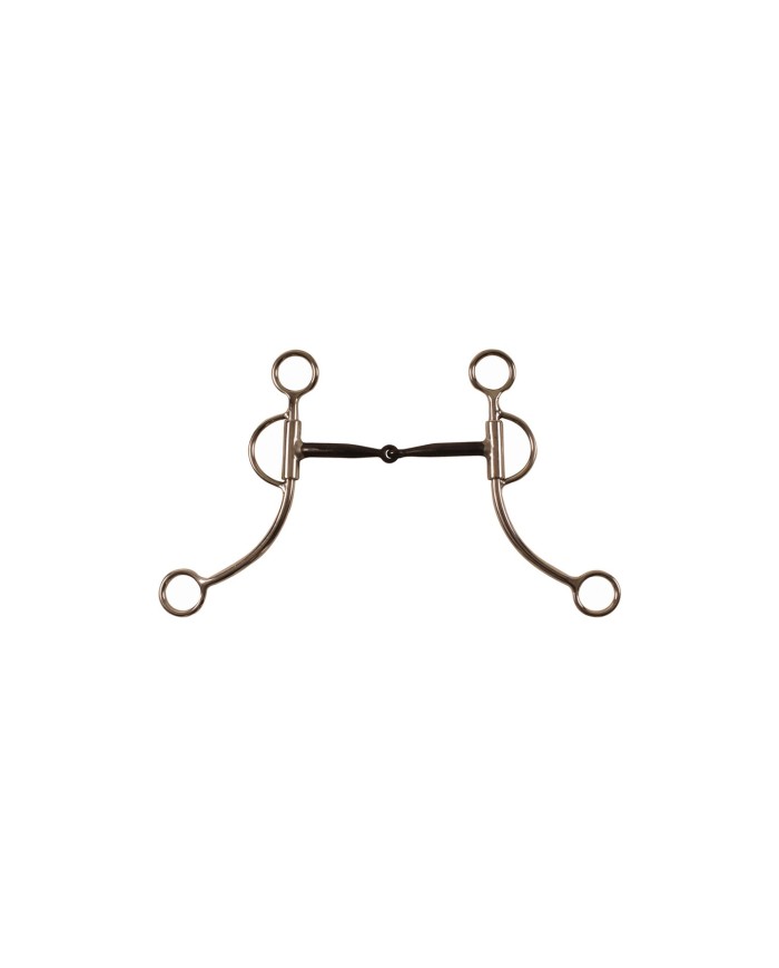 MORSO WESTERN INOX IMBOCCATURA FERRO NERO ASTE LUNGHE