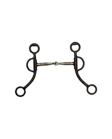 MORSO WESTERN FERRO NERO IMBOCCATURA INOX