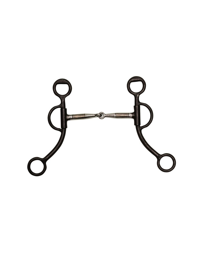 MORSO WESTERN FERRO NERO IMBOCCATURA INOX