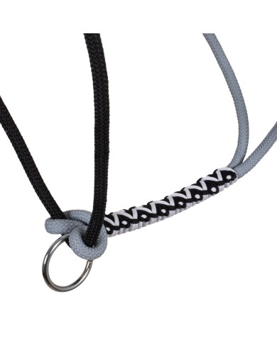 BRAIDED HALTER WITH DECORATIONS